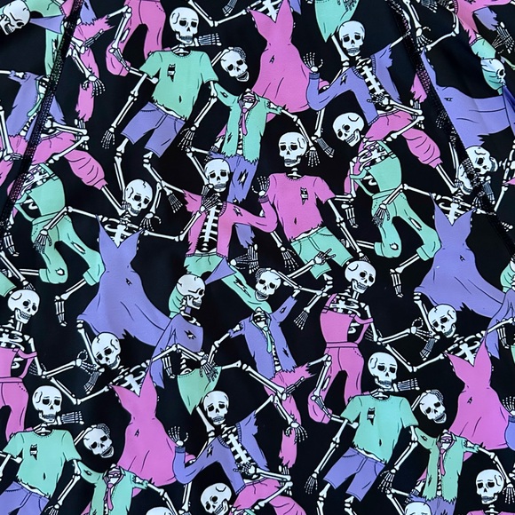House of Horrors vs  Dancing Skeletons Inside Out Dress- Blackmilk - Picture 12 of 12